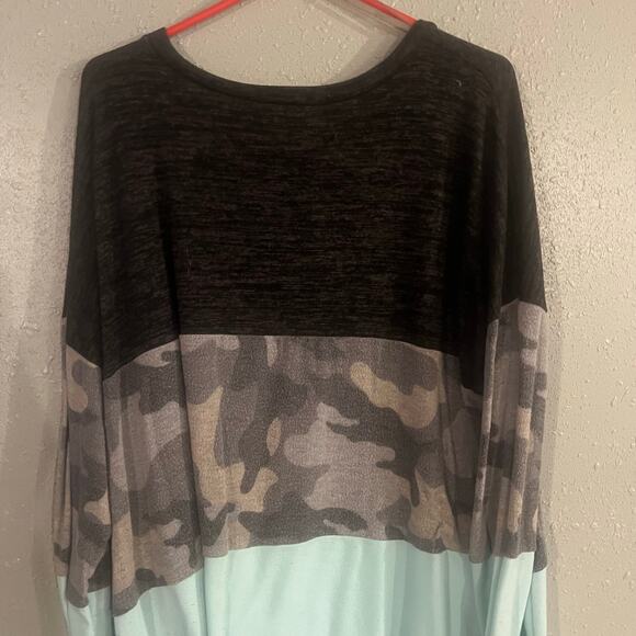 Now and forever womens plus size 3x long sleeve blouse western comfy cozy shirt - Picture 3 of 9